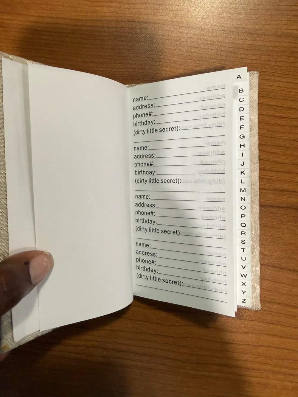 Coach Cream Jacquard Address Book